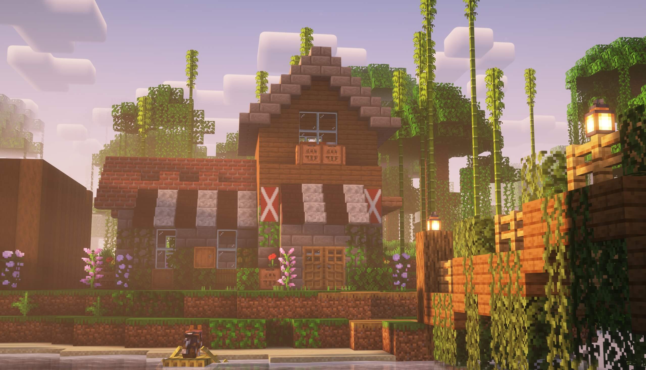 Minecraft landscape